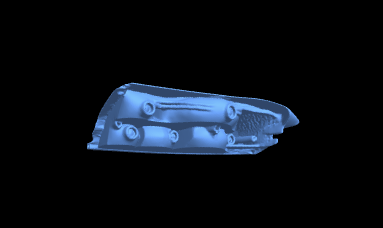 Tail-light reconstructed mesh